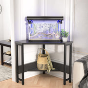 Corner Desk with Outlets and USB Ports