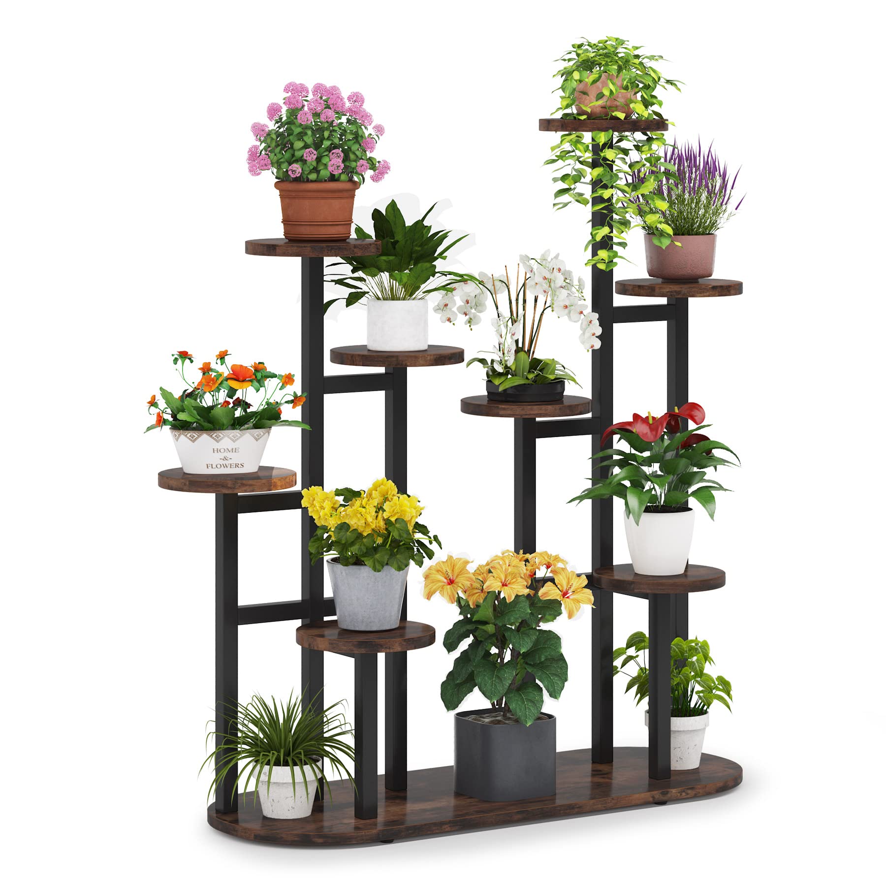 Multi-Tiered 11 Pot Plant Stand