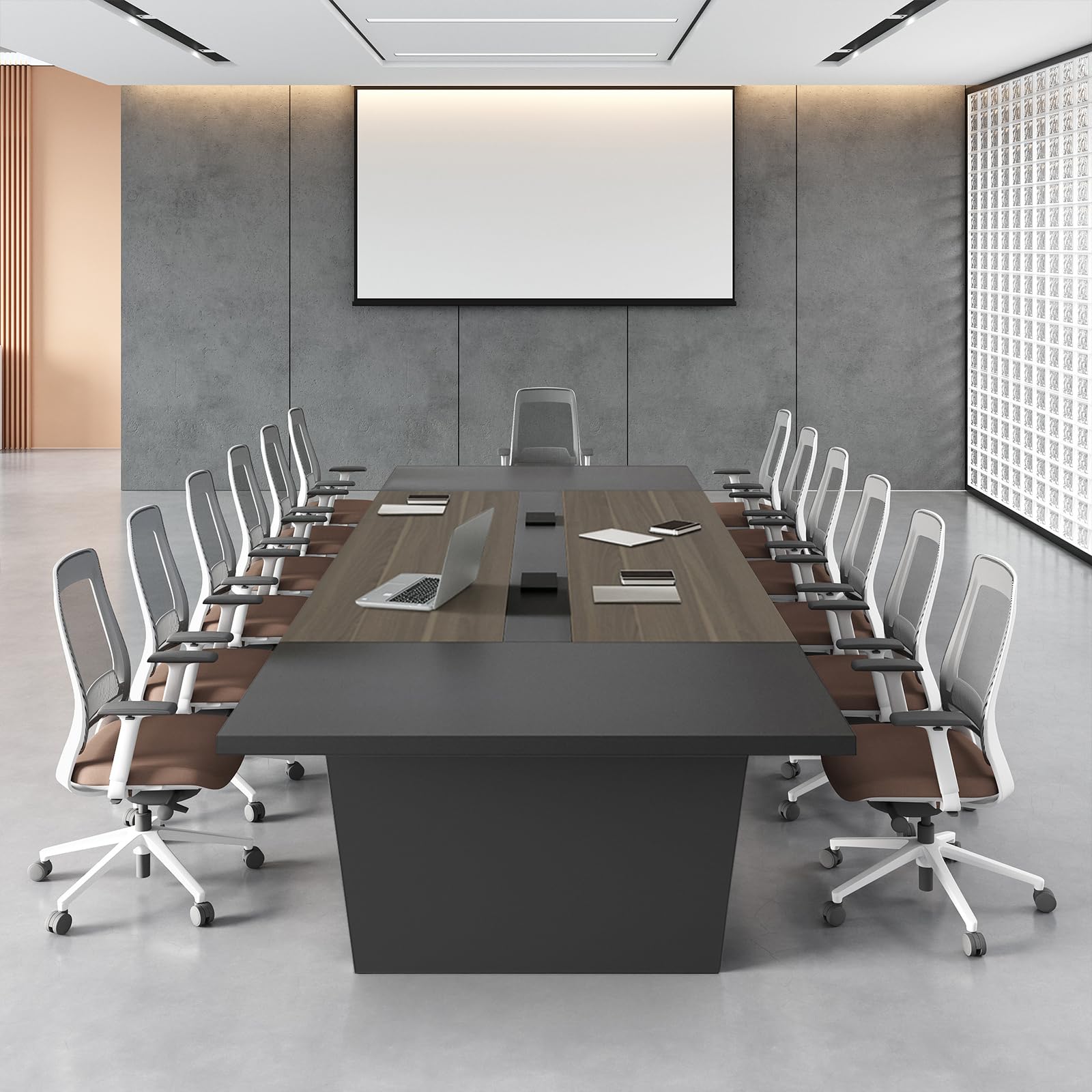 10FT Conference Table with Cable Management