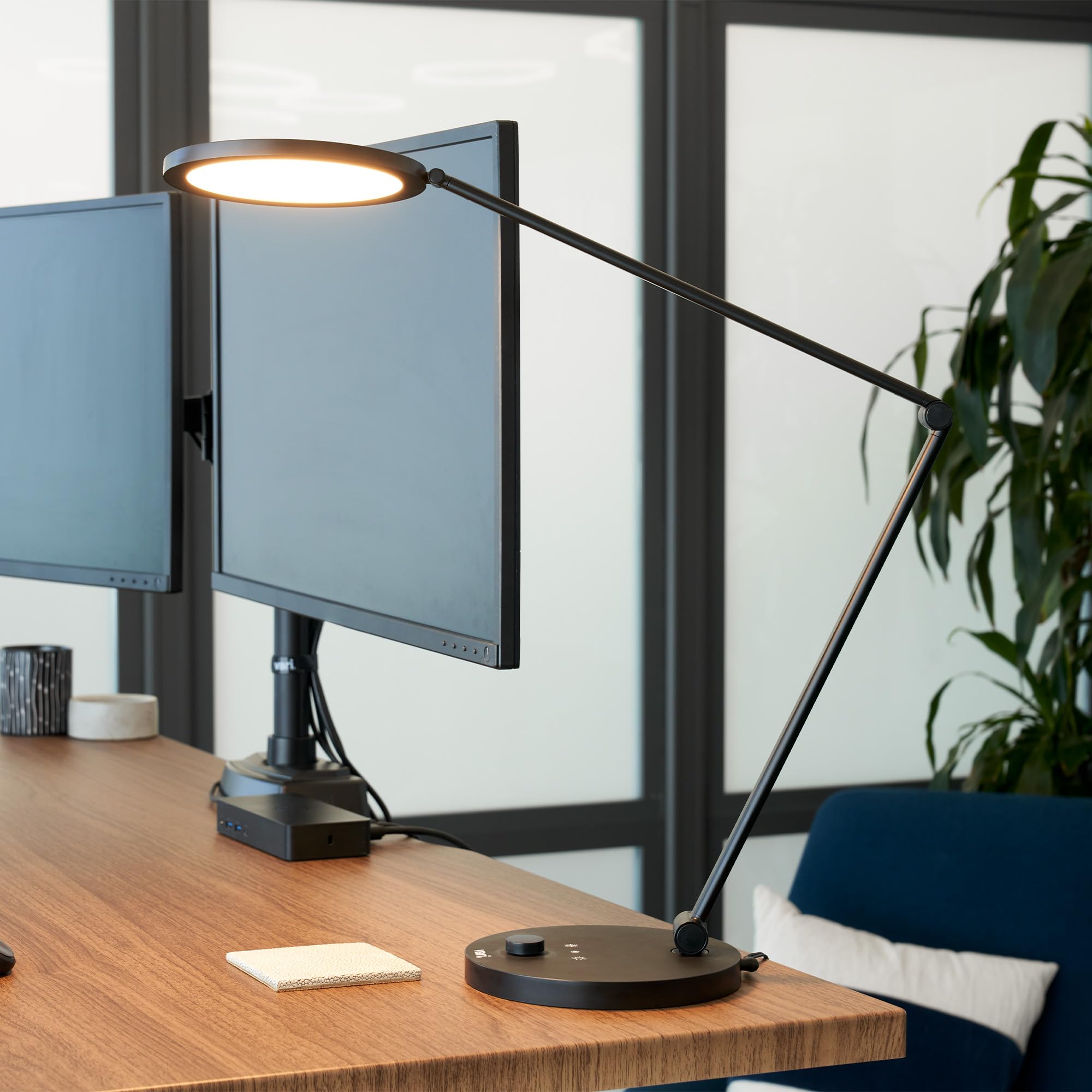 LED Studio Desk Lamp with Adjustable Arm