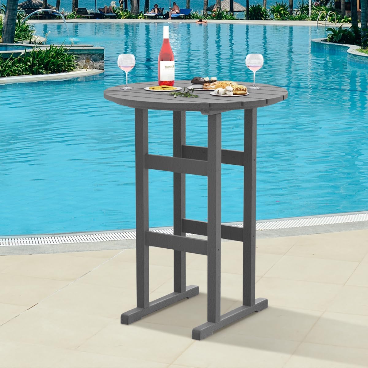 Adirondack Round Bar Table 39 Inch Height