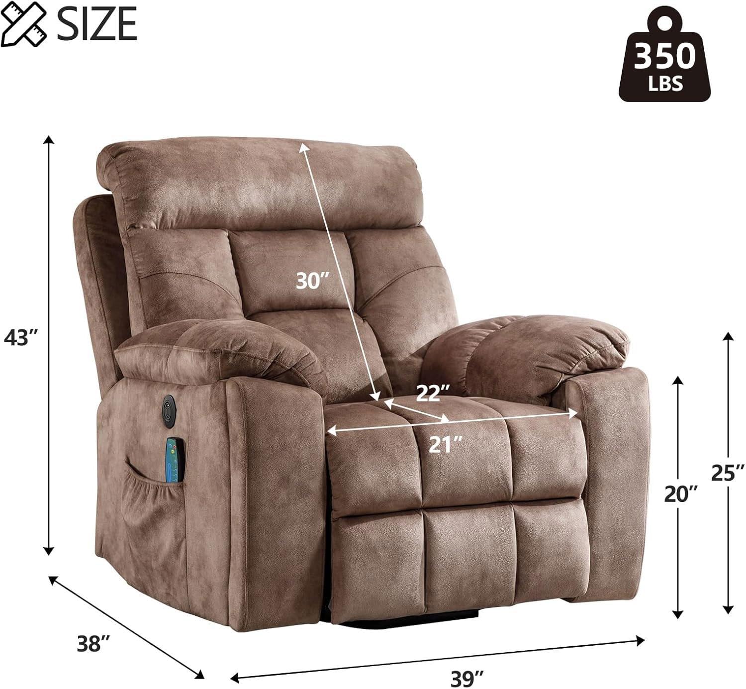 Power Lift Recliner Chair with Massage and Heat