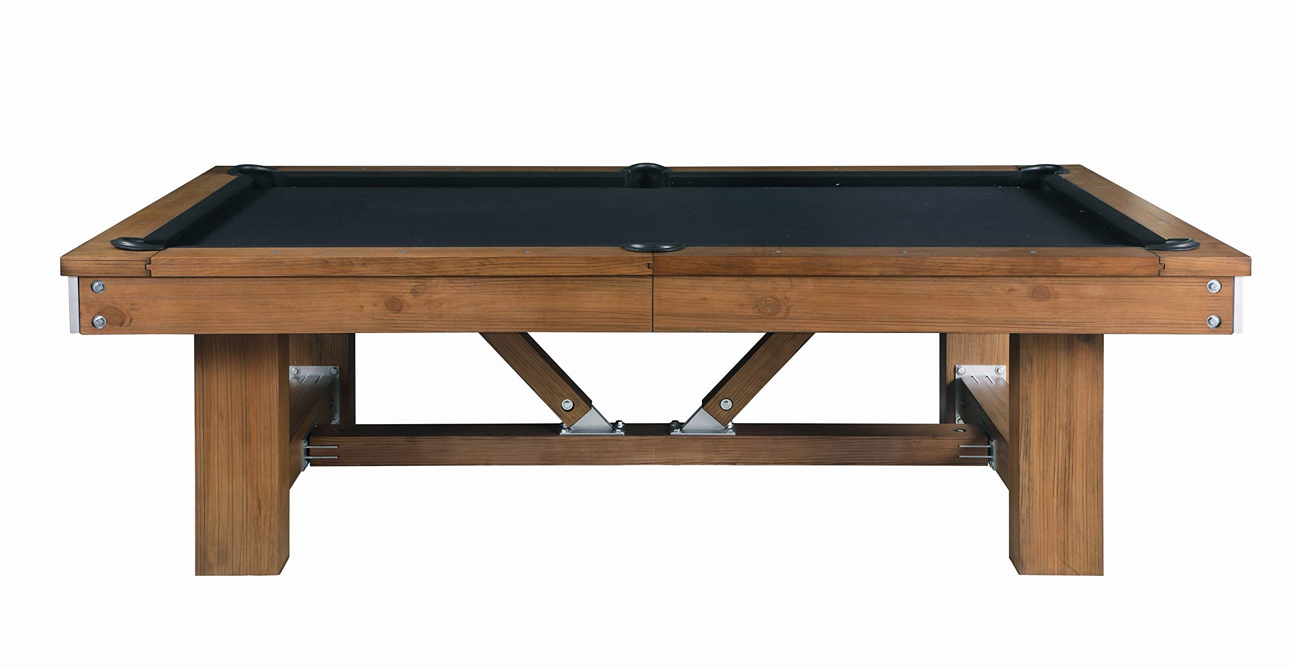 8' Slate Pool Table with Solid Hardwood Frame