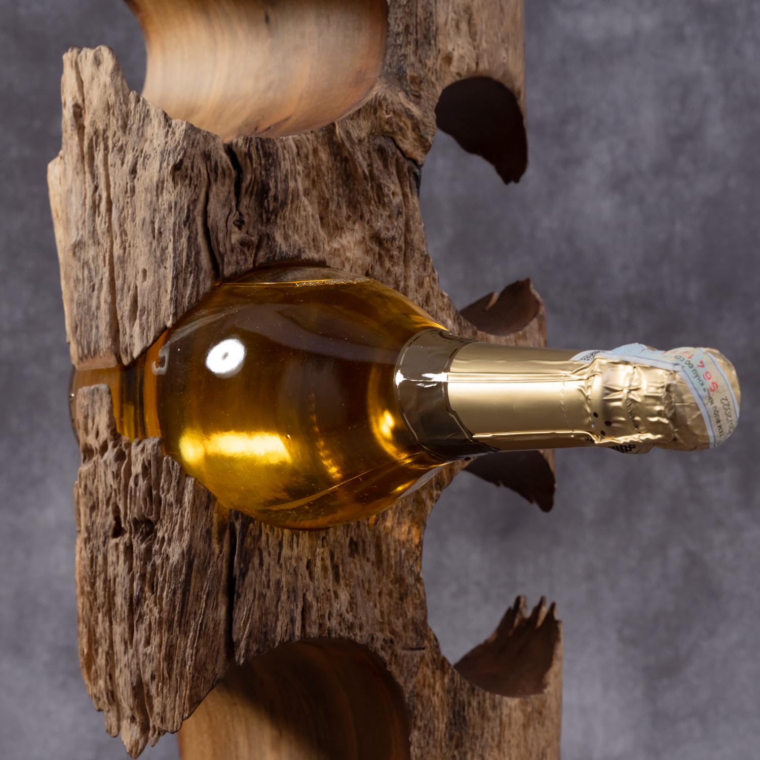 Solid Wood Wine Rack for 6 Bottles