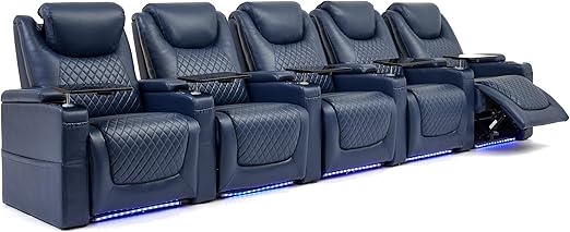 Home Theater Seating with LED Lighting