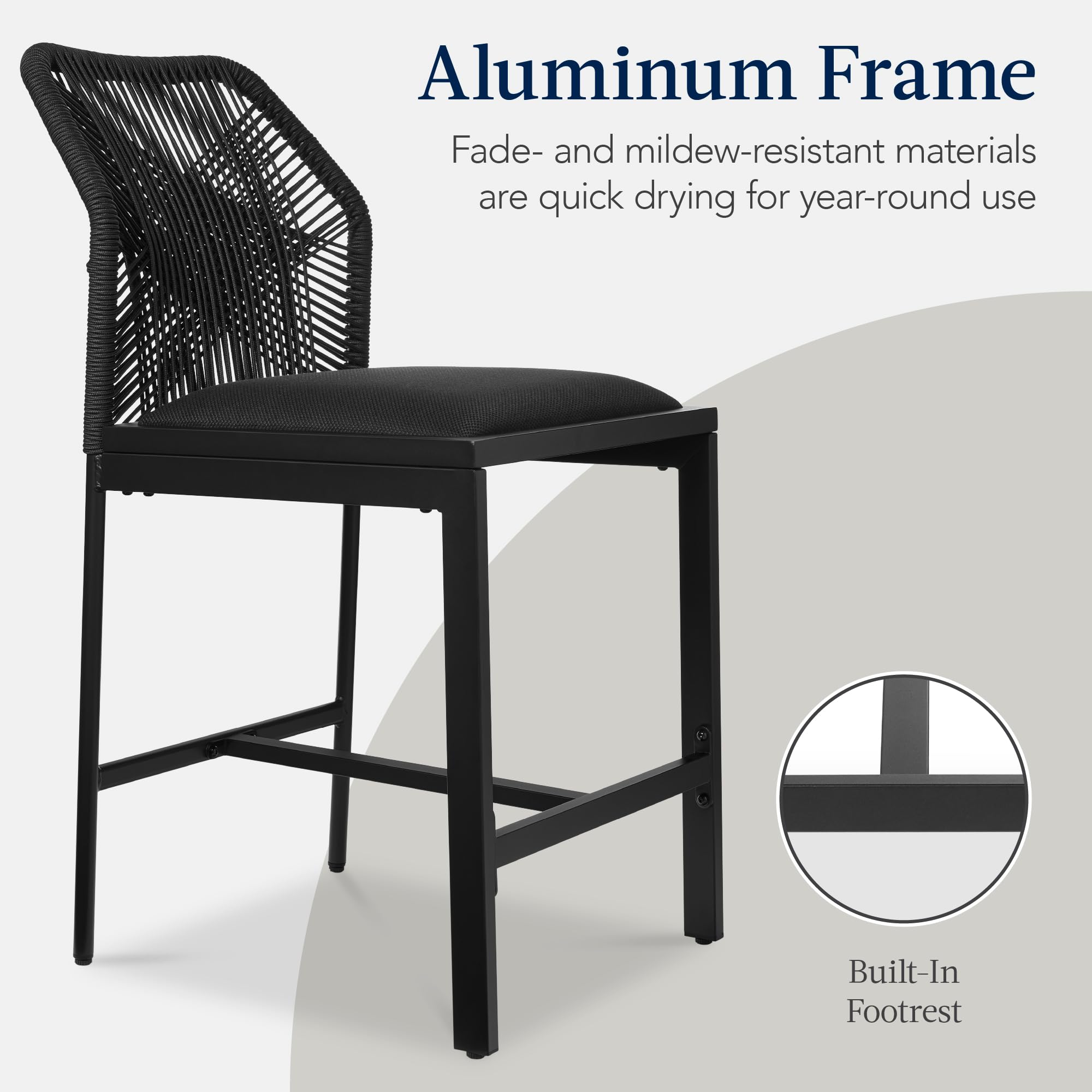 Counter Height Bar Stools Set of 2