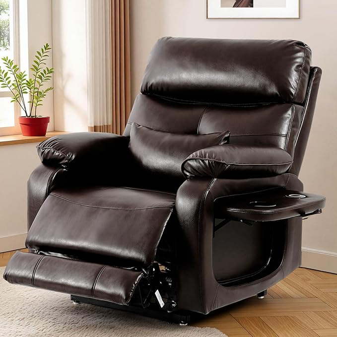 Dual Motor Infinite Position Lift Recliner with Massage and Heat