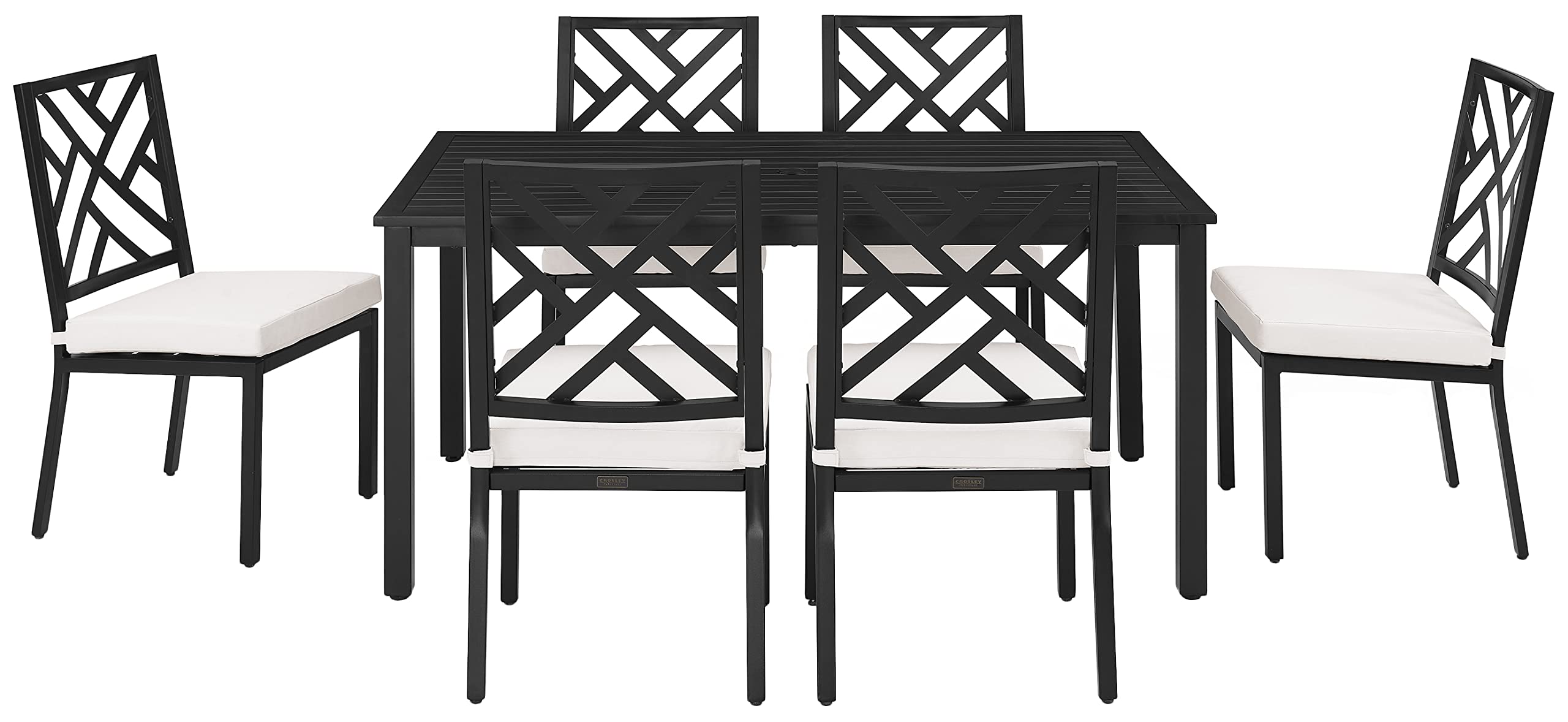 7-Piece Outdoor Dining Set with Cushions