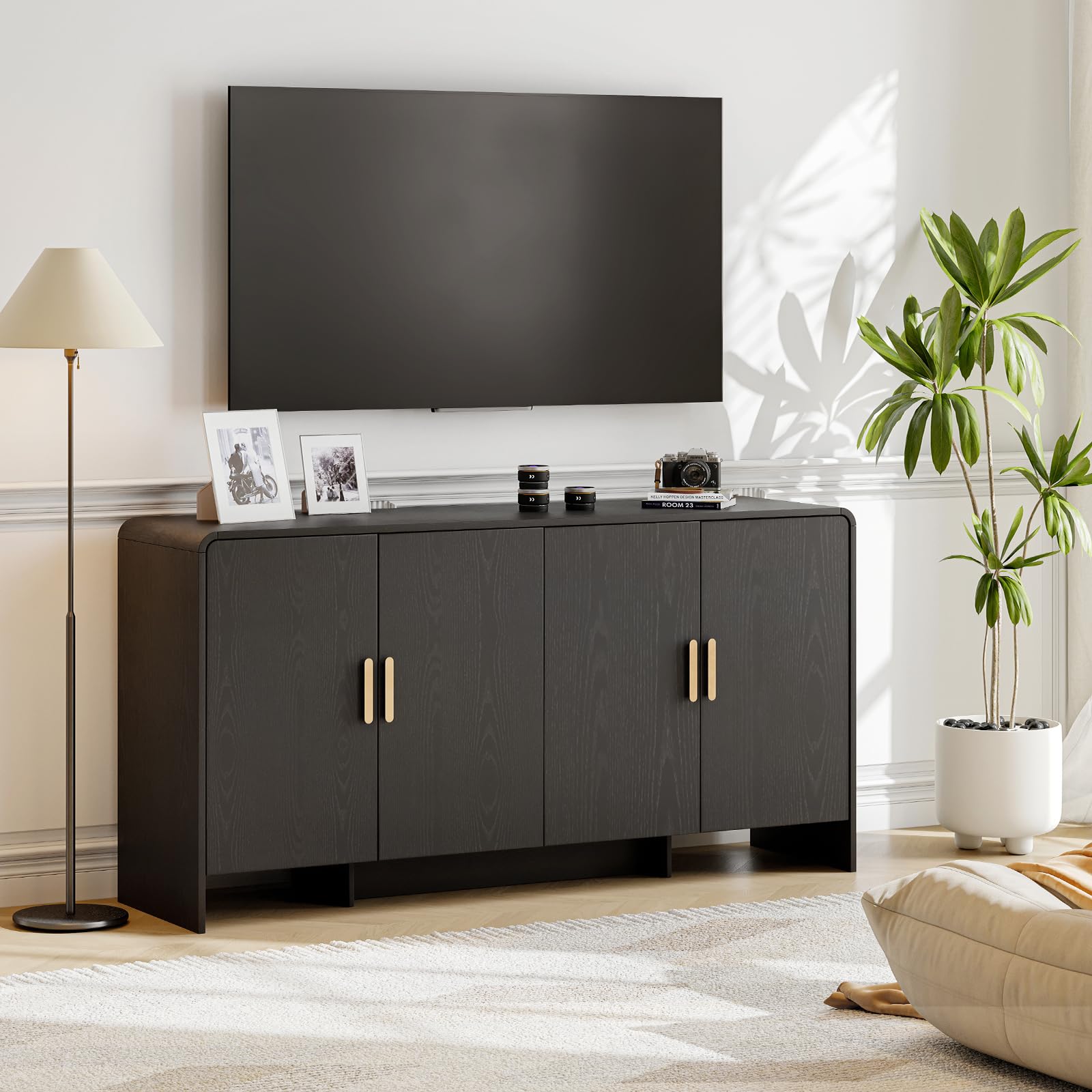 60" Sideboard Buffet Cabinet with Storage