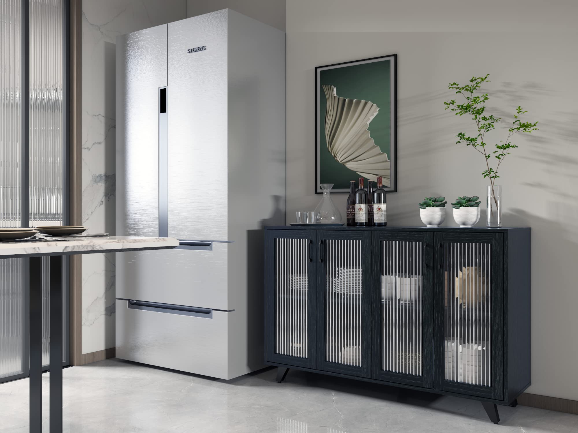 Storage Buffet Cabinet with Doors