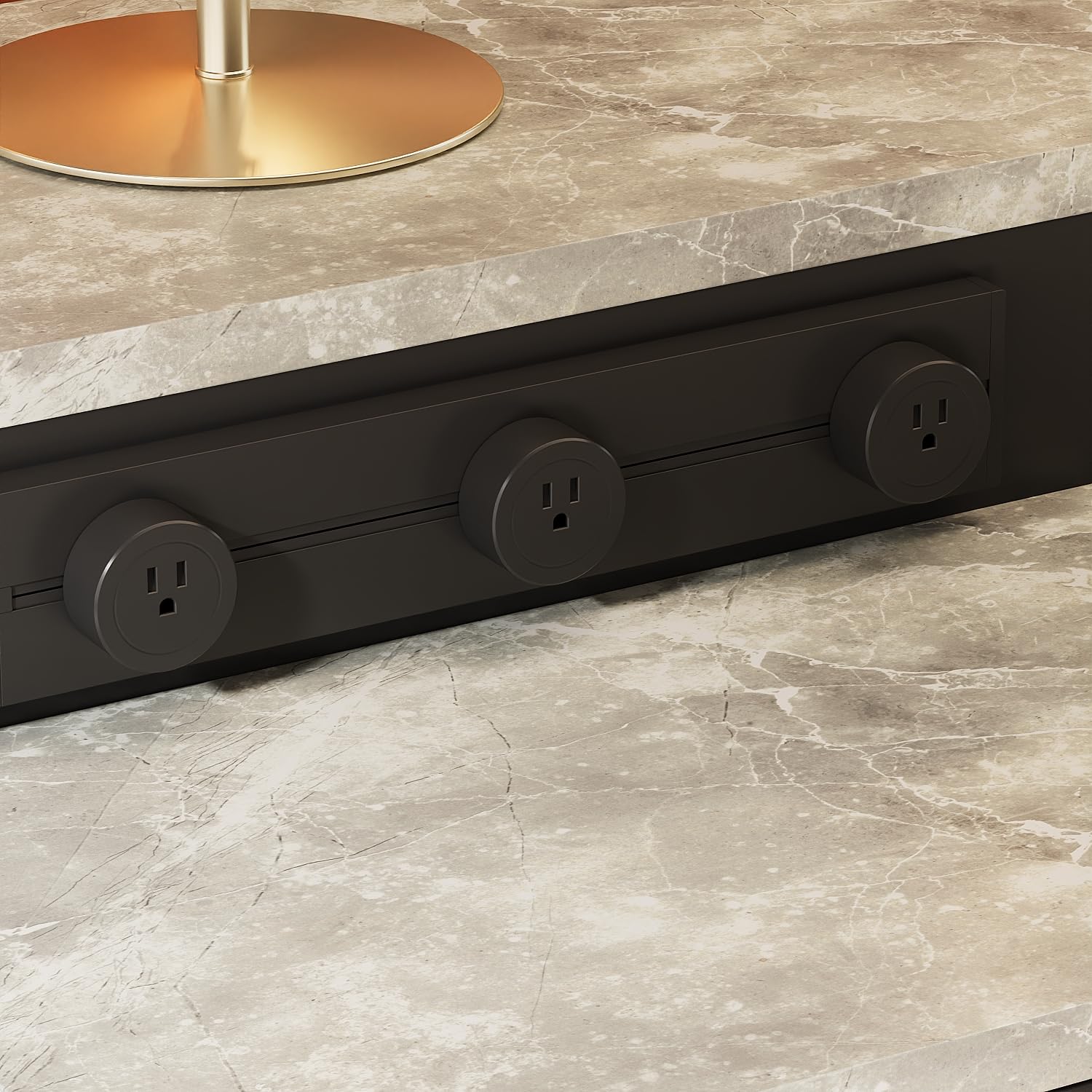 Large Bar Table with Charging Station