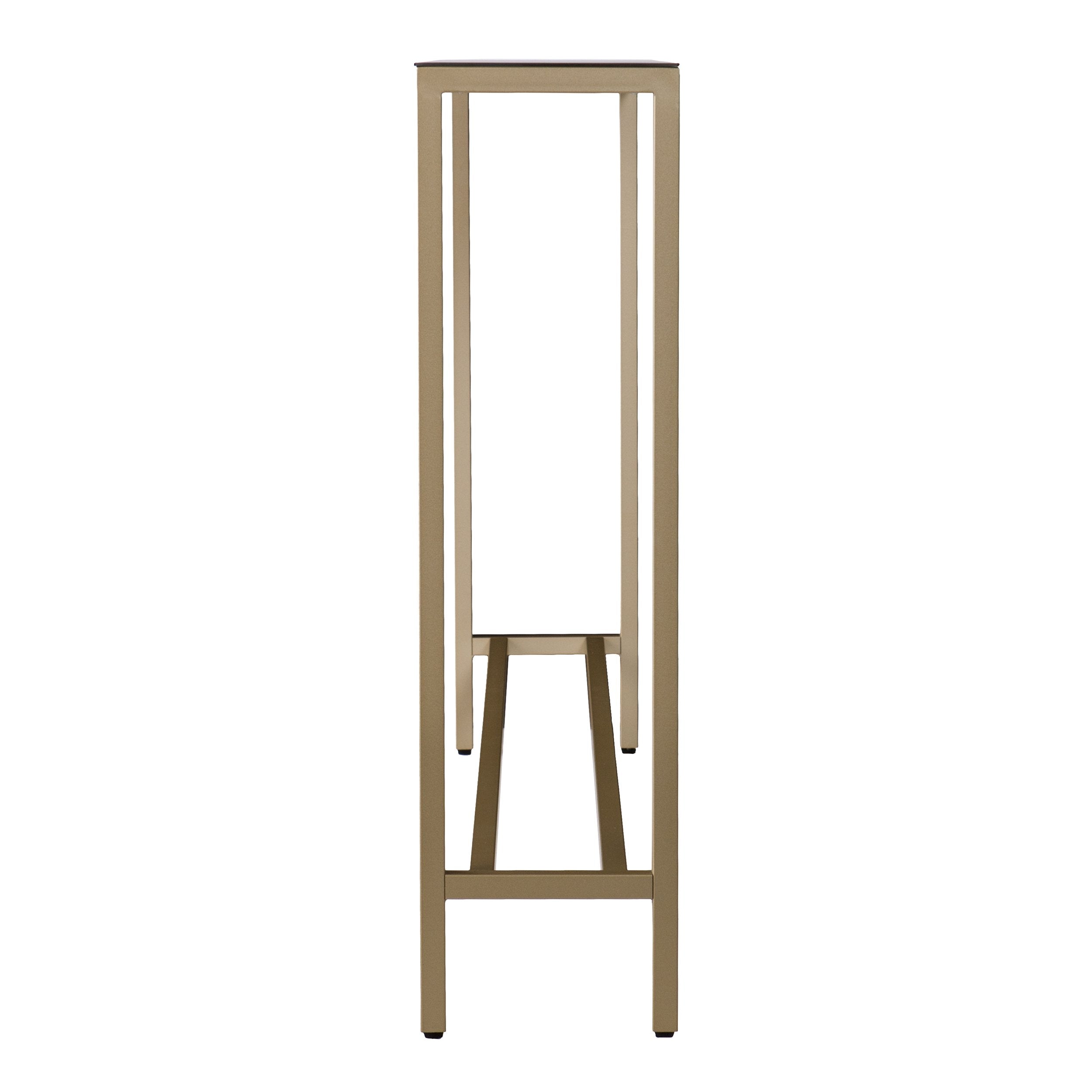 Darrin Narrow Console Table 36" Metallic Gold