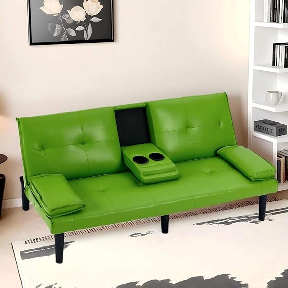 67" Modern Futon Sofa Bed Convertible Sleeper