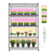 5-Tier Plant Stand with Grow Lights