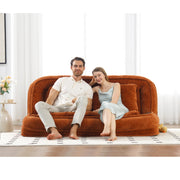 Adjustable Floor Couch Loveseat with Pillow