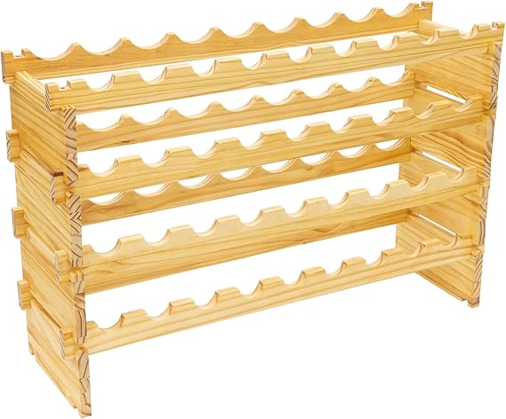 72 Bottle Stackable Wine Rack