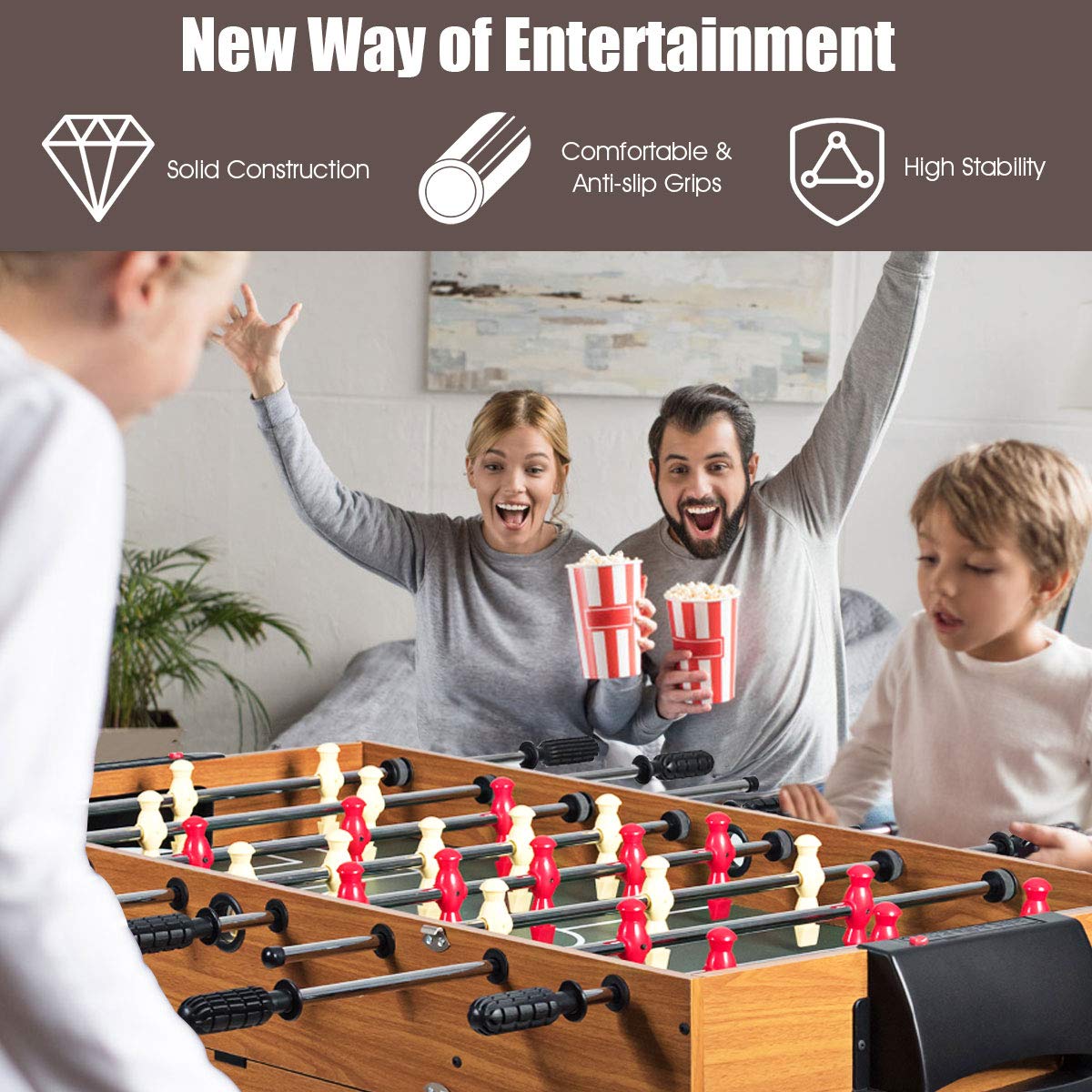 48" 3-in-1 Multi Game Table