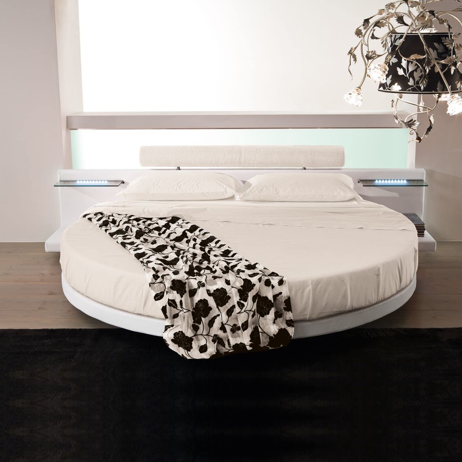 Round Mattress 86 Inch Diameter Luxury King Gel Memory Foam