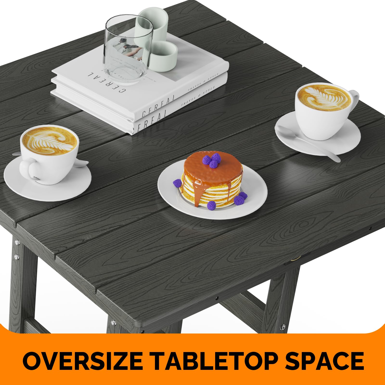 5-Piece Outdoor Bar Set with 4 Stools