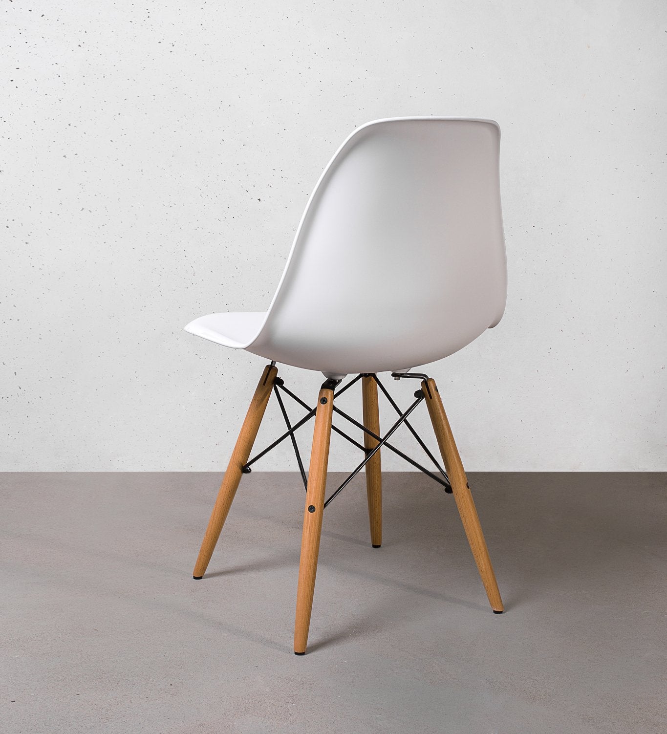 Mid Century Modern Dining Chairs Set of 4 White