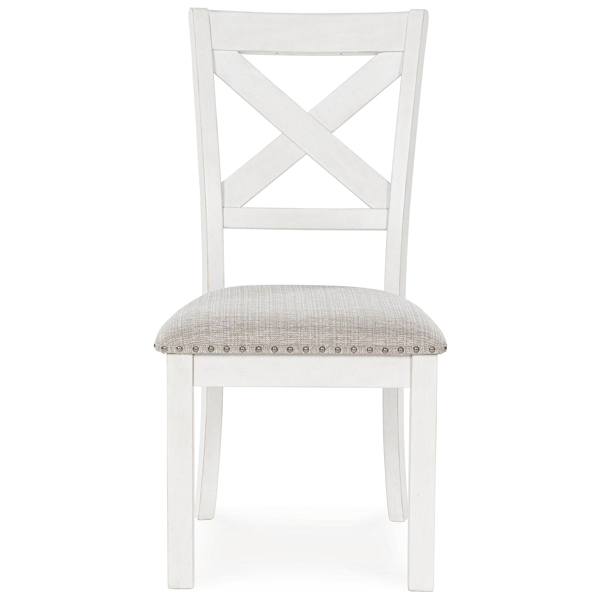 Upholstered Dining Chair with Nailhead Trim, Set of 2
