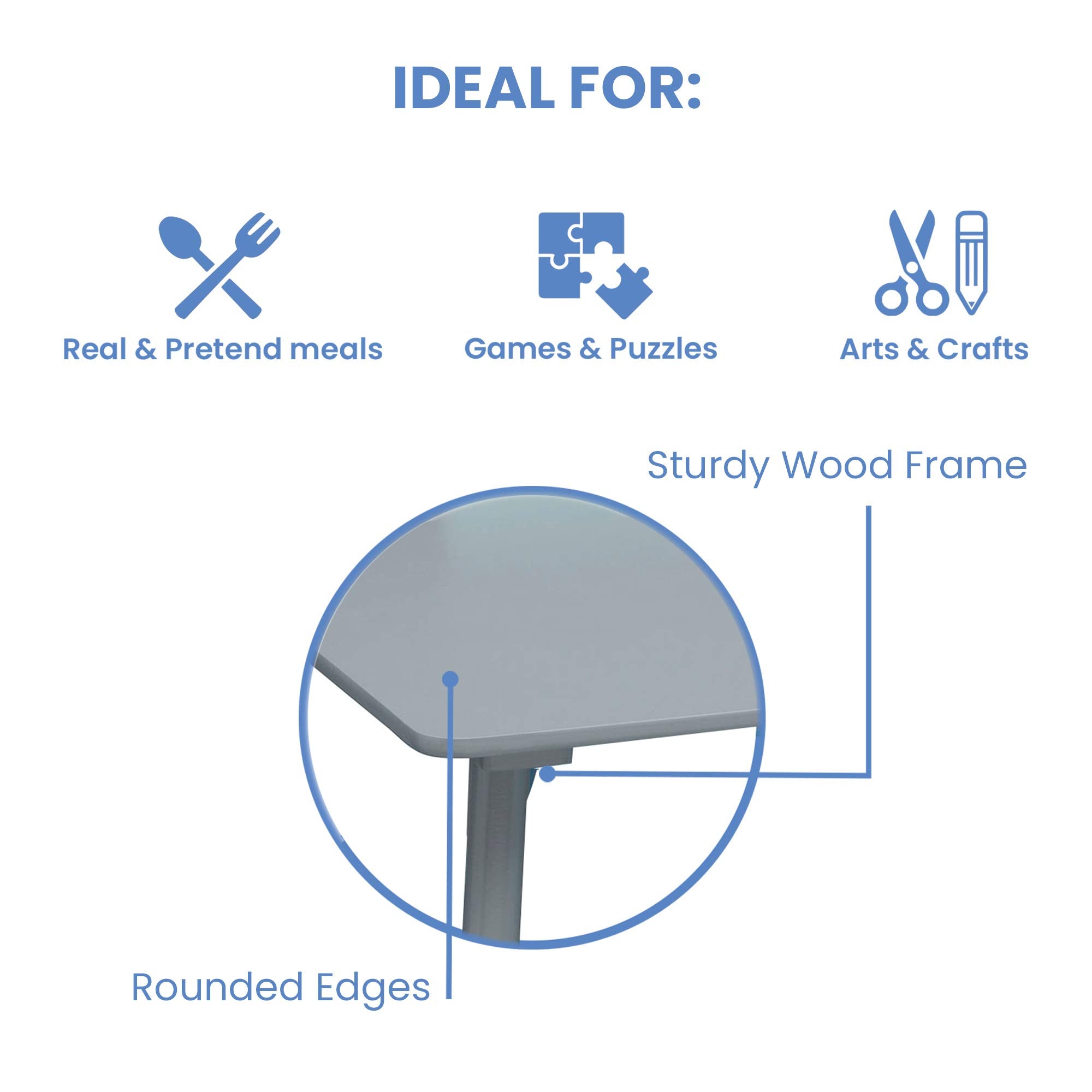 Kids Table and 6 Chairs Set