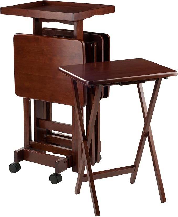 5-Piece Folding Snack Table Set
