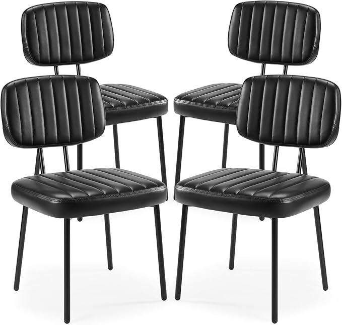 Mid-Century Modern Dining Chairs Set of 4