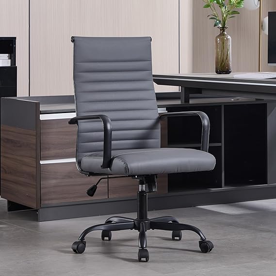 Ergonomic Office Chair - Mid Back Executive Desk Chair