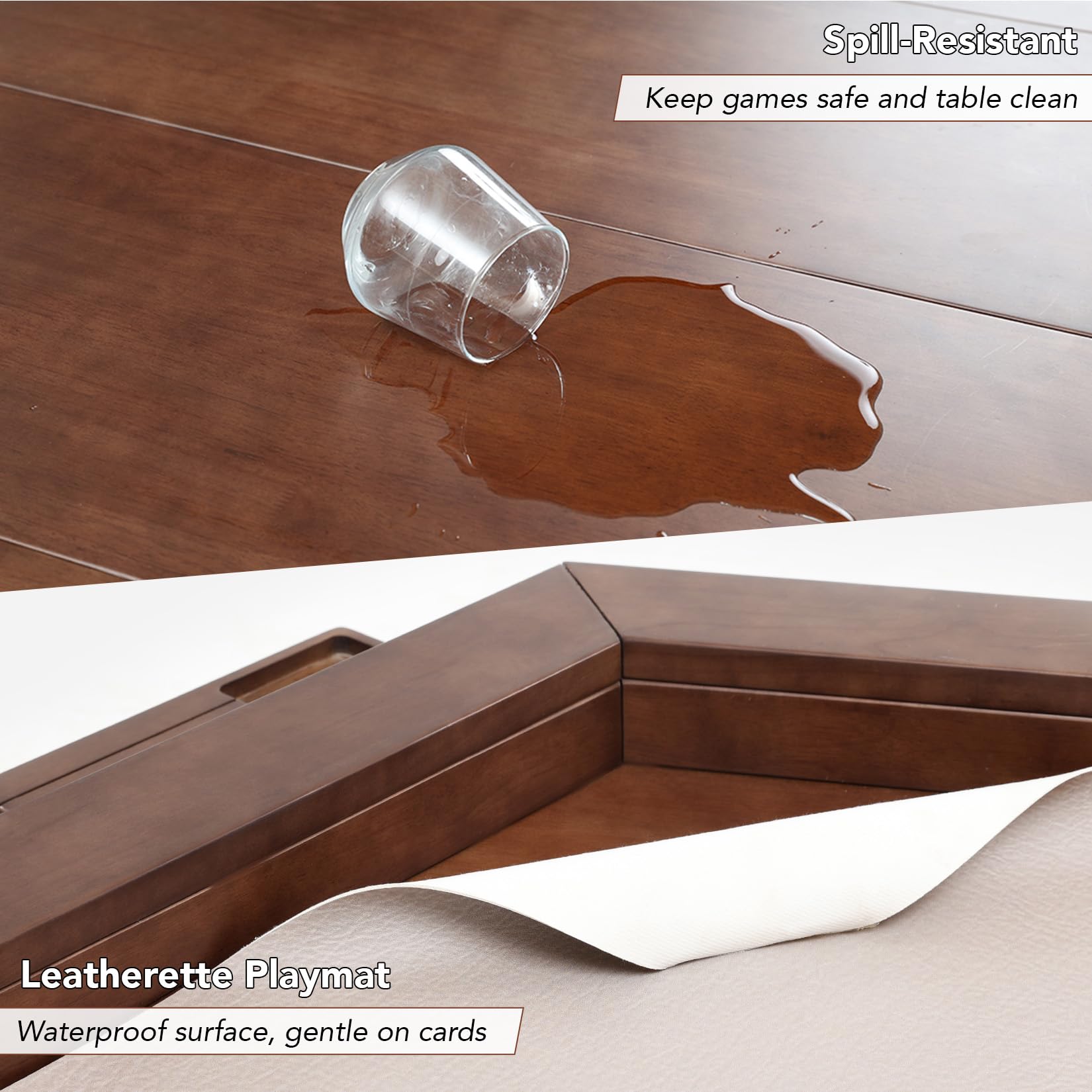 Hexagonal Gaming Table 4-6 Players Removable Top