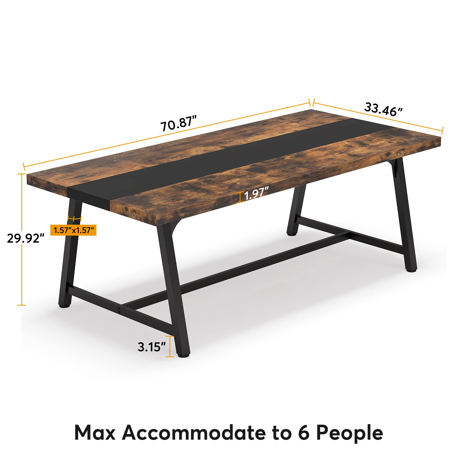 6FT Rectangle Conference Table
