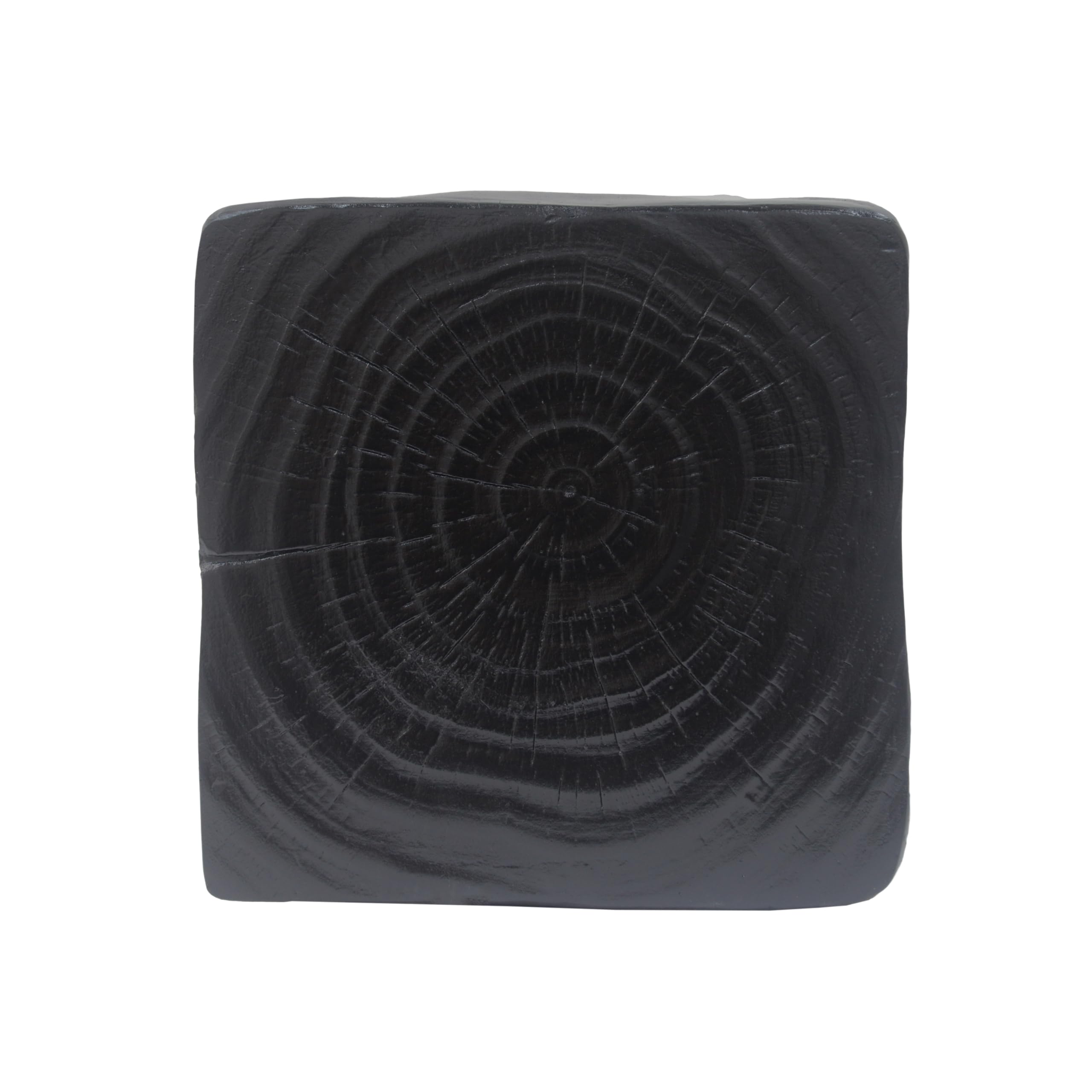 Twist Shape MGO Accent Side Table - Modern Pedestal End Table