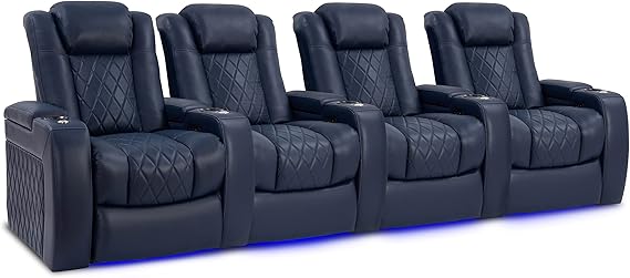 Tuscany Home Theater Seat - Power Recliner Row of 3