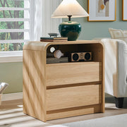 Modern Nightstand with Charging Station