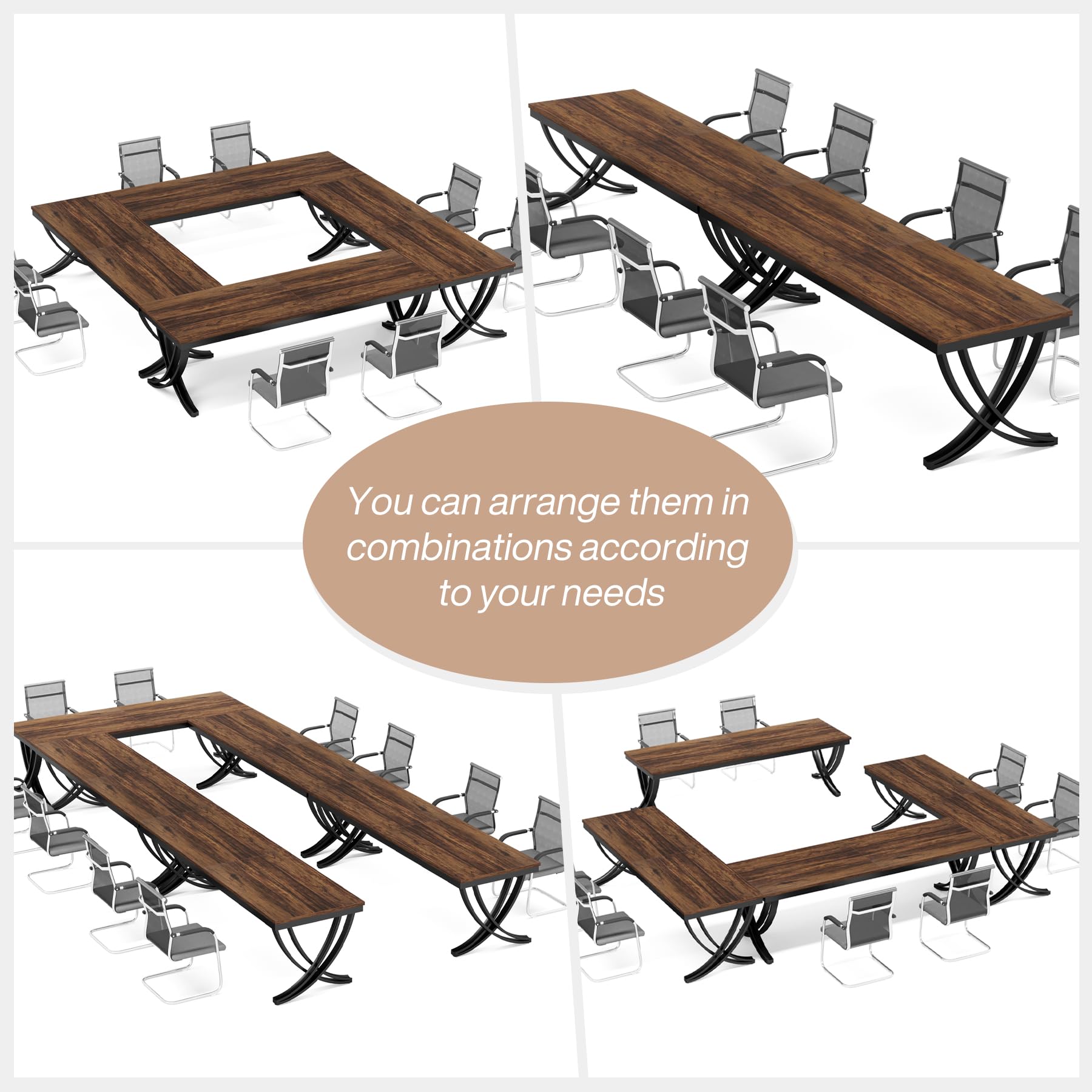 78 Inch Conference Table for 6-8 People