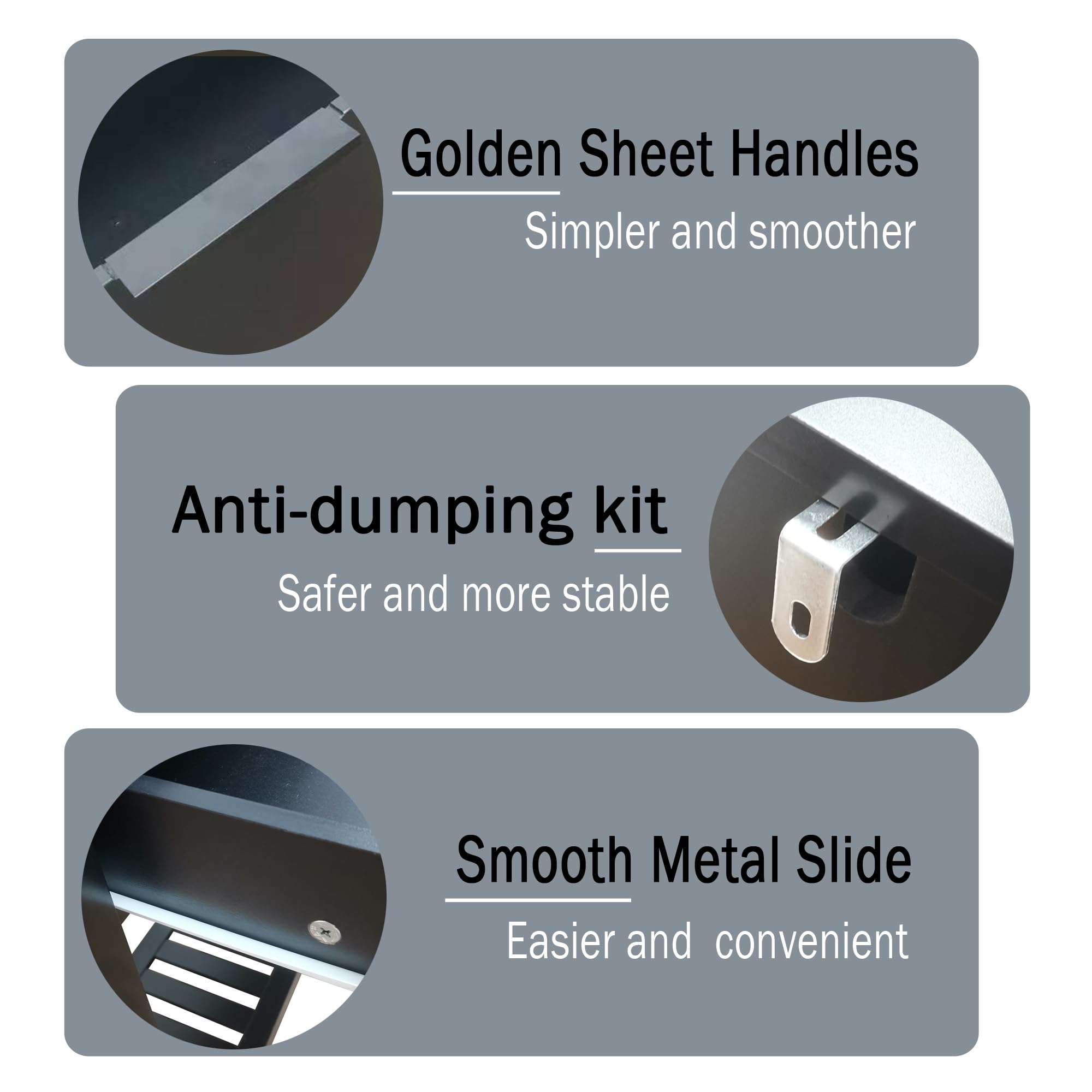 Black Entryway Console Table with Drawer and Storage