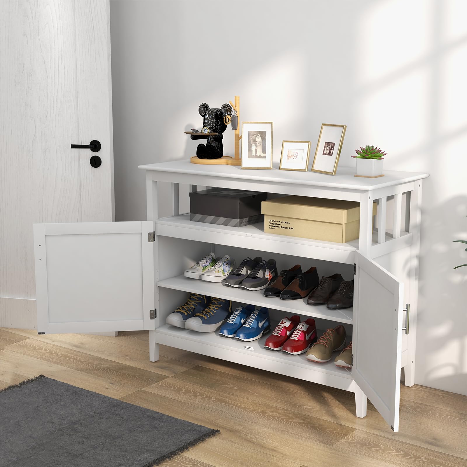 Farmhouse Sideboard Buffet Cabinet with Storage