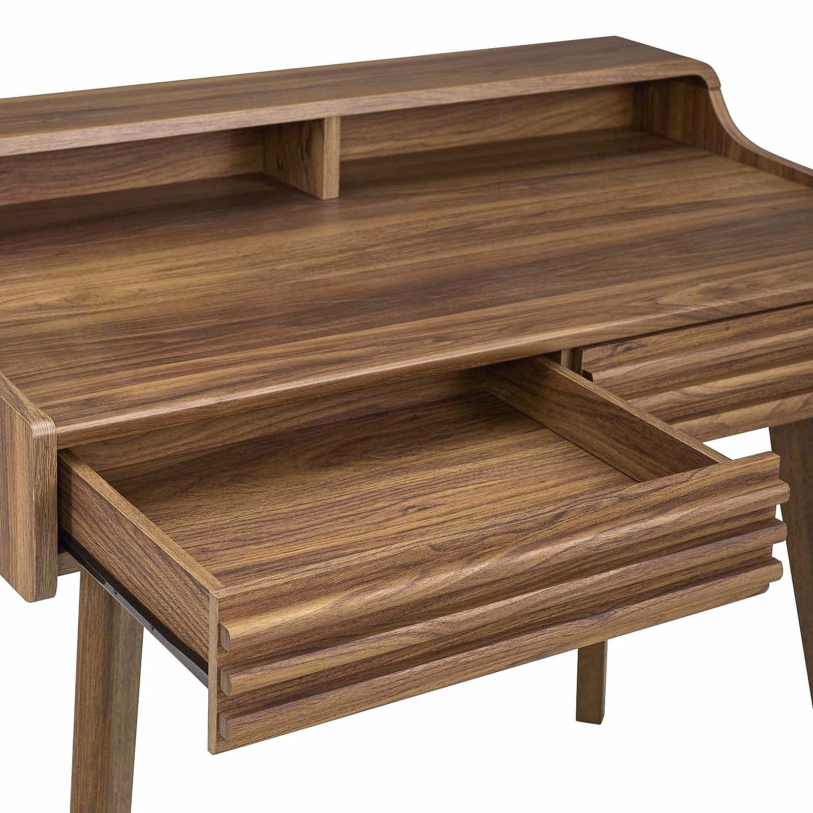 Mid-Century Writing Desk with Storage