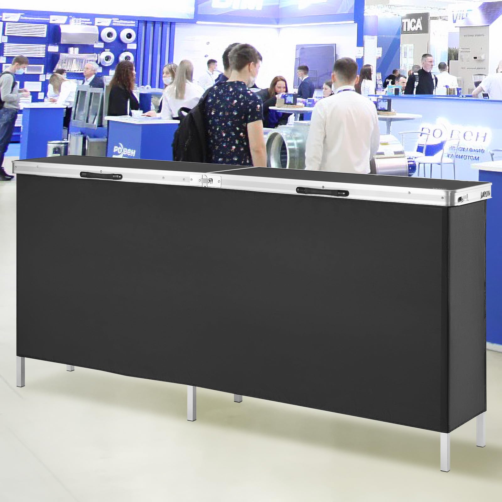 Folding Portable Trade Show Counter Table