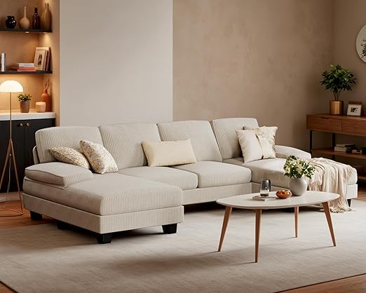 U-Shaped Sectional Sofa with Double Chaise