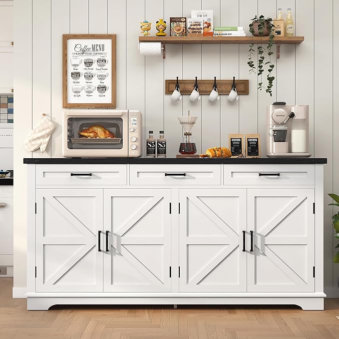 61" Buffet Cabinet with Drawers
