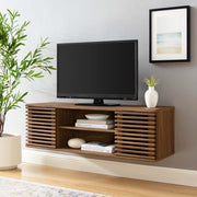 46" Wall-Mount TV Stand Walnut
