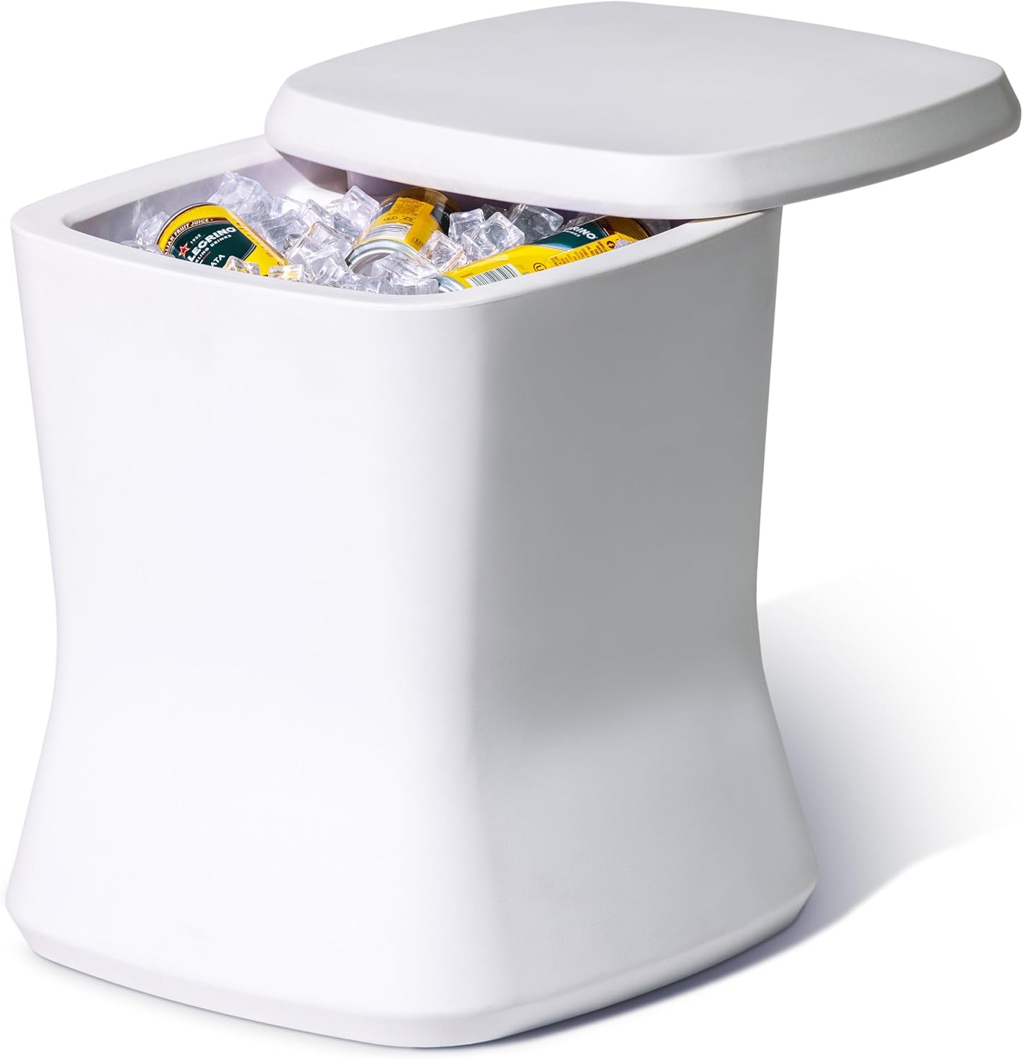 Outdoor Side Table Cooler 25 Quart