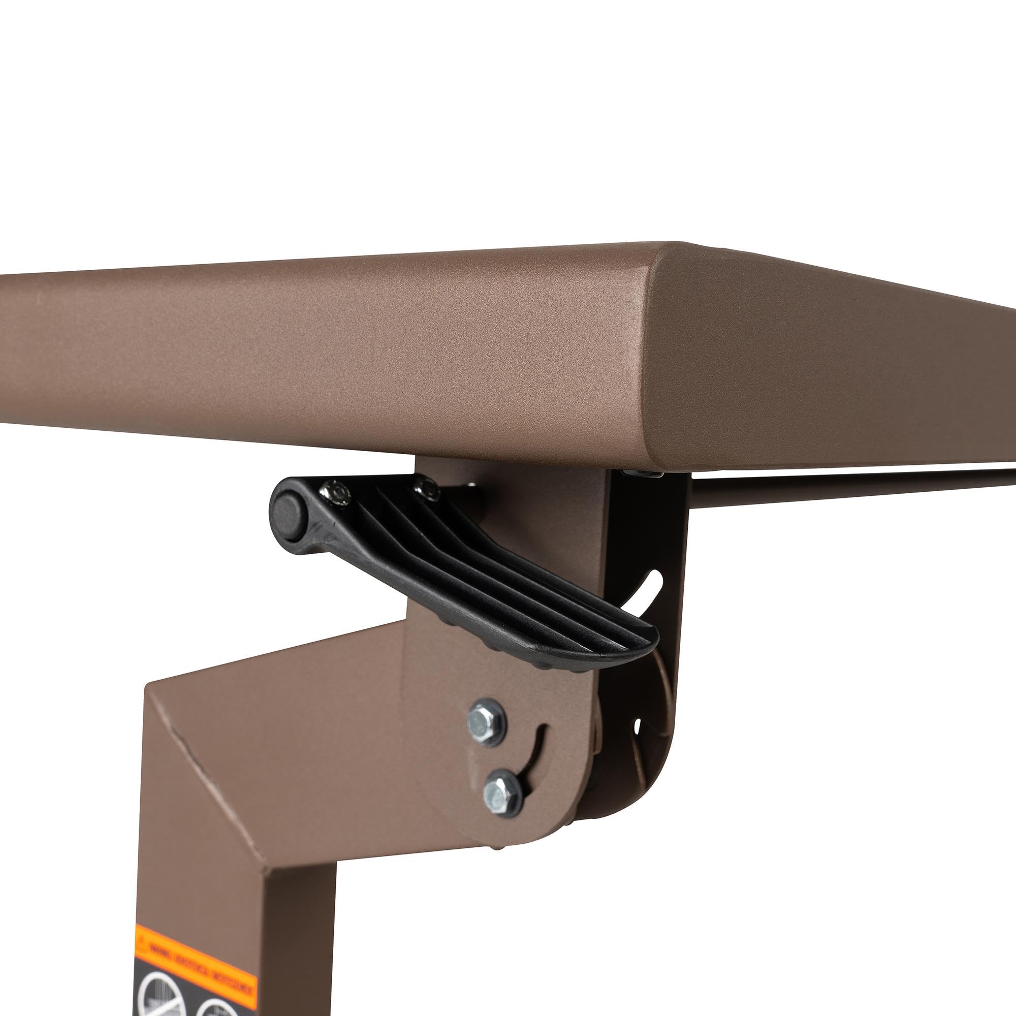 LIFETIME 60139 Outdoor Convertible Bench, 55 Inch, Mocha Brown