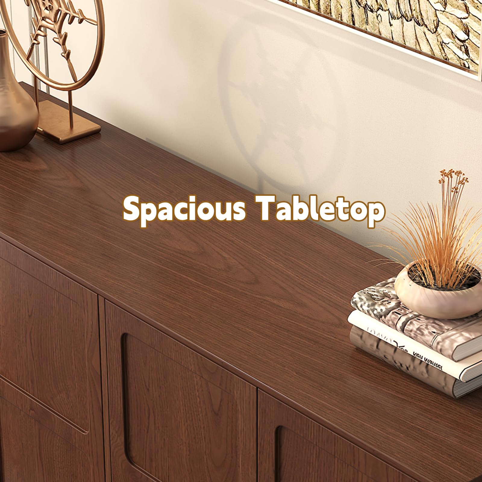 Mid-Century Modern Sideboard Buffet Cabinet with Storage