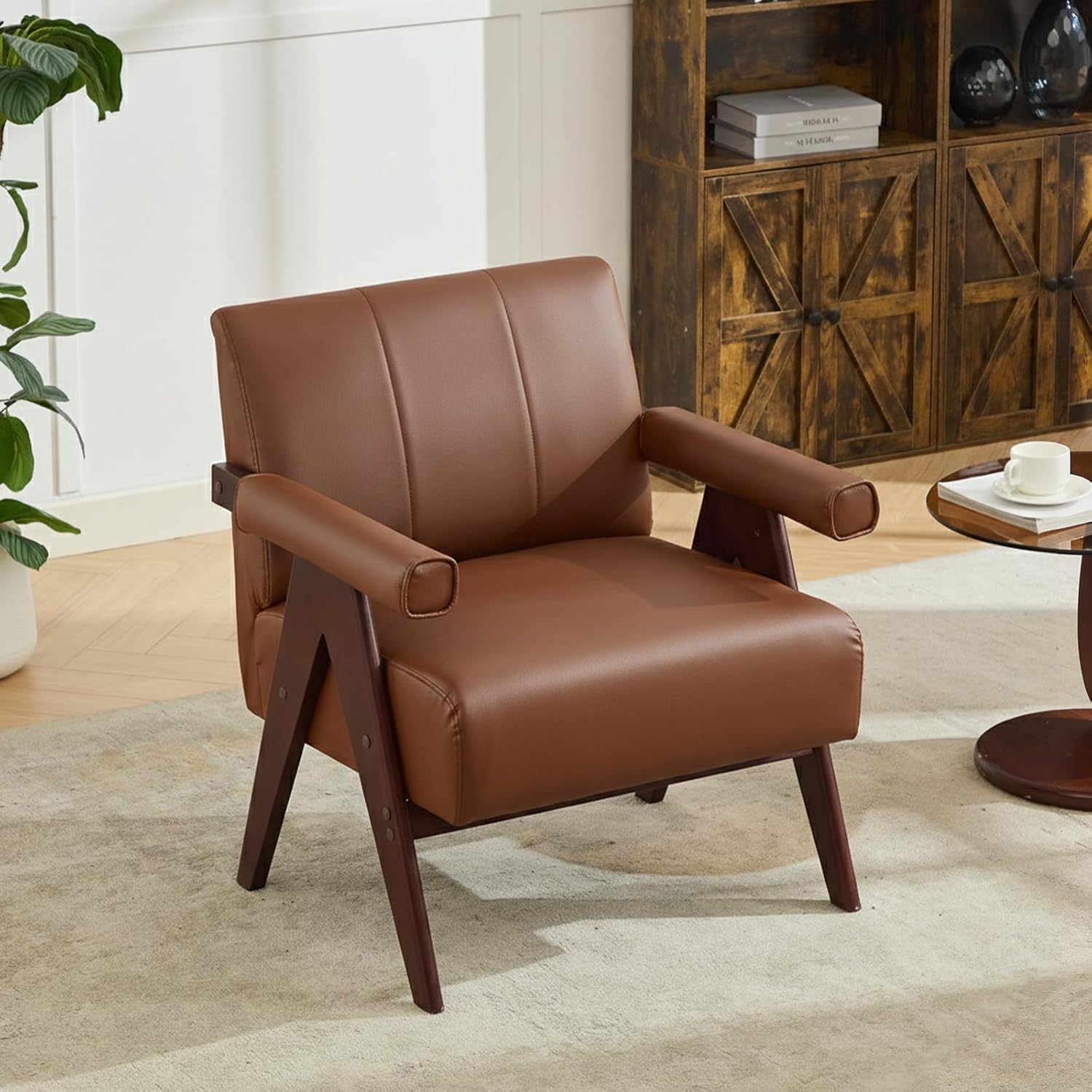 Mid Century Modern Accent Chairs Set of 2