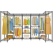 Heavy Duty Clothes Rack Freestanding Closet Organizer