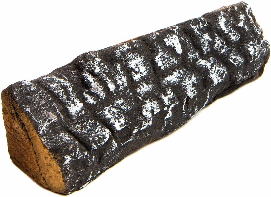 10-Piece Ceramic Fireplace Logs