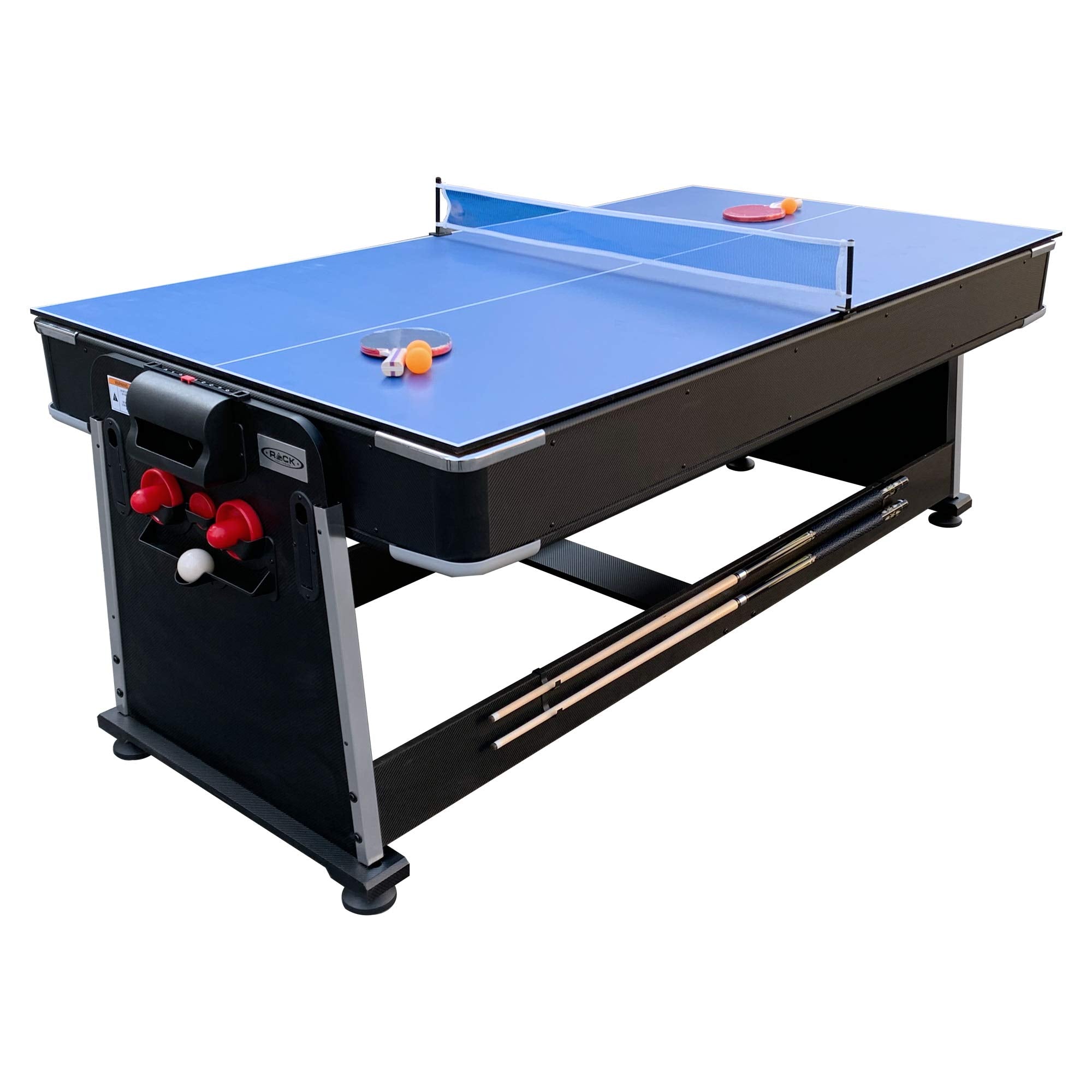 7-Foot 3-in-1 Multi-Game Swivel Table