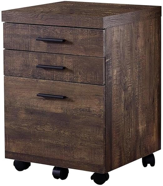 3-Drawer Mobile File Cabinet